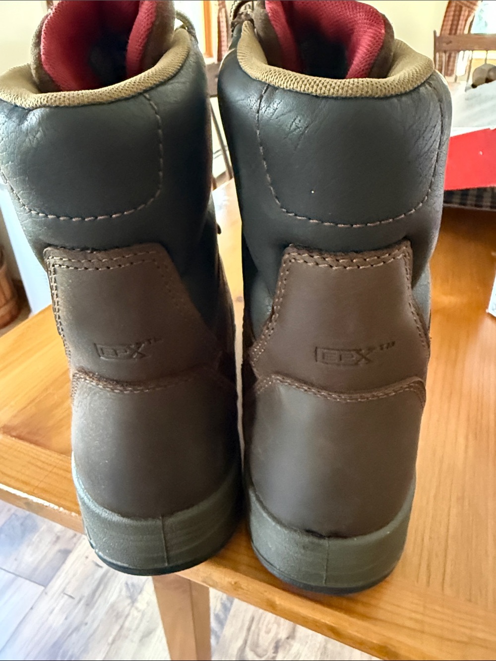 Wolverine Brown and Tan Leather Work Boot - Lace-Up. Brand New in Box. - Picture 5 of 7